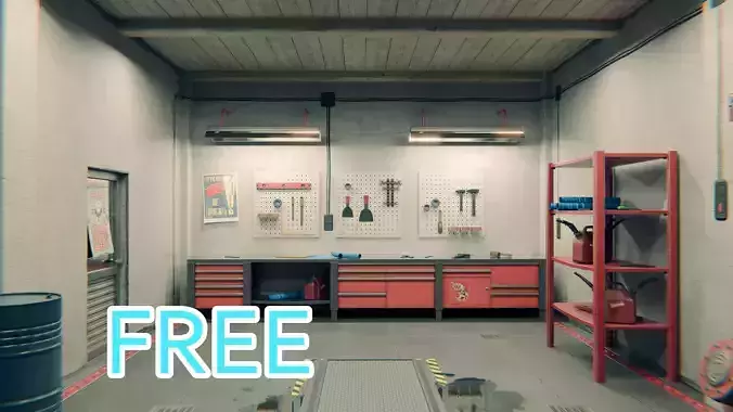 Auto Workshop interier optimized