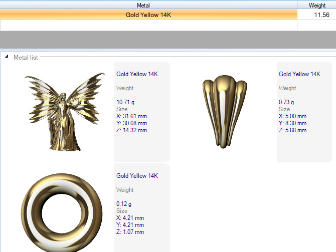 Fairy Pendant Necklace Charm Jewelry 3D print model_26