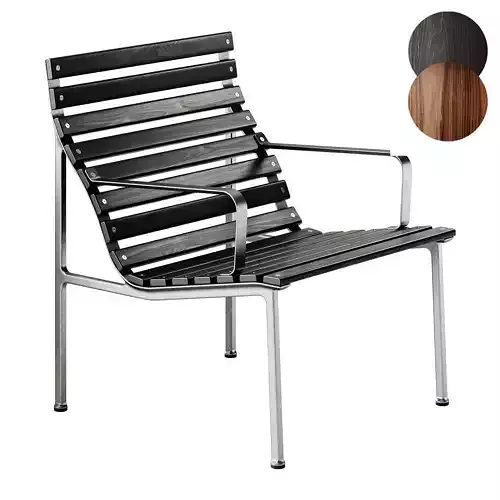 Traverse Lounge Chair with armrests by Hay