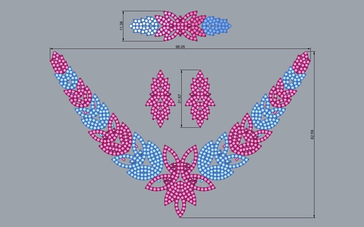 Gold Set  3D print model_3