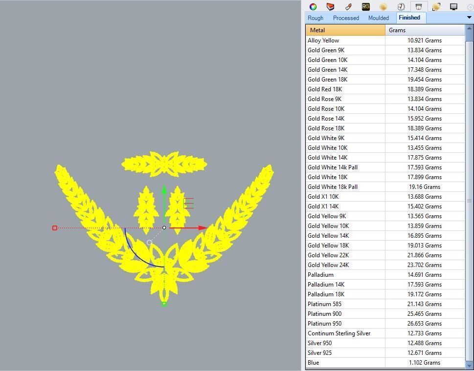 Gold Set  3D print model_7