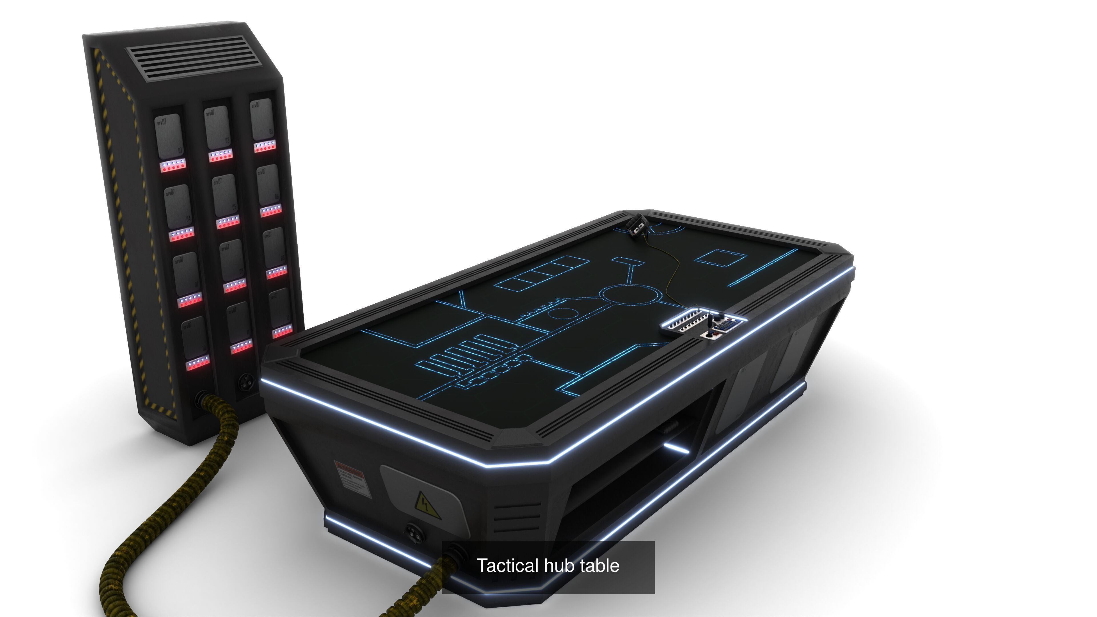 Command room pack 3D Model Collection_6