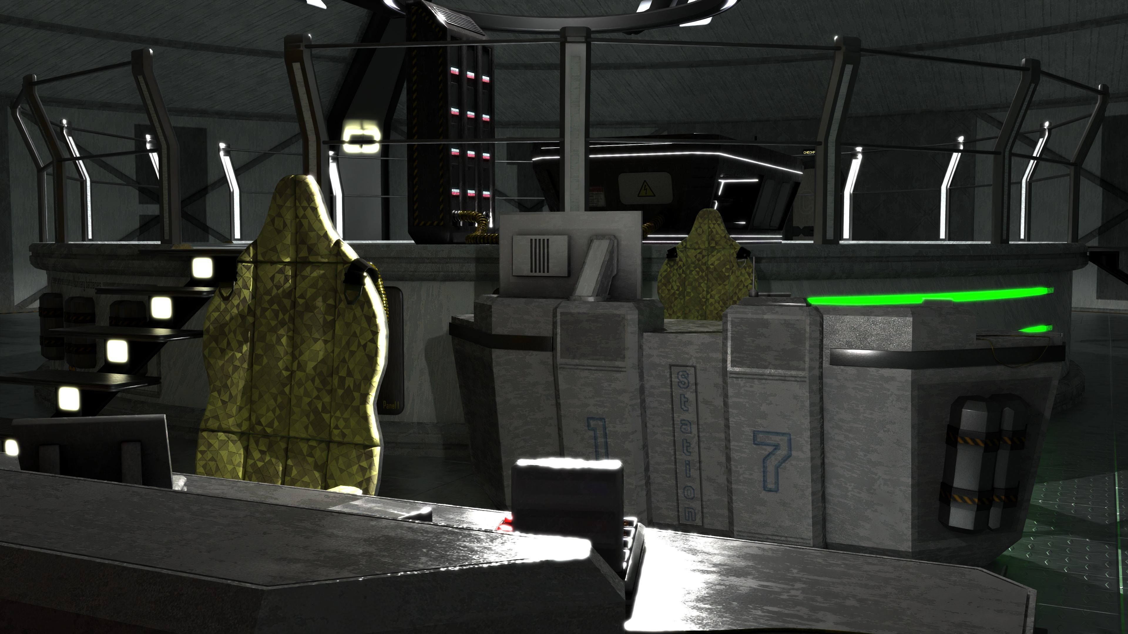 Command room pack 3D Model Collection_3