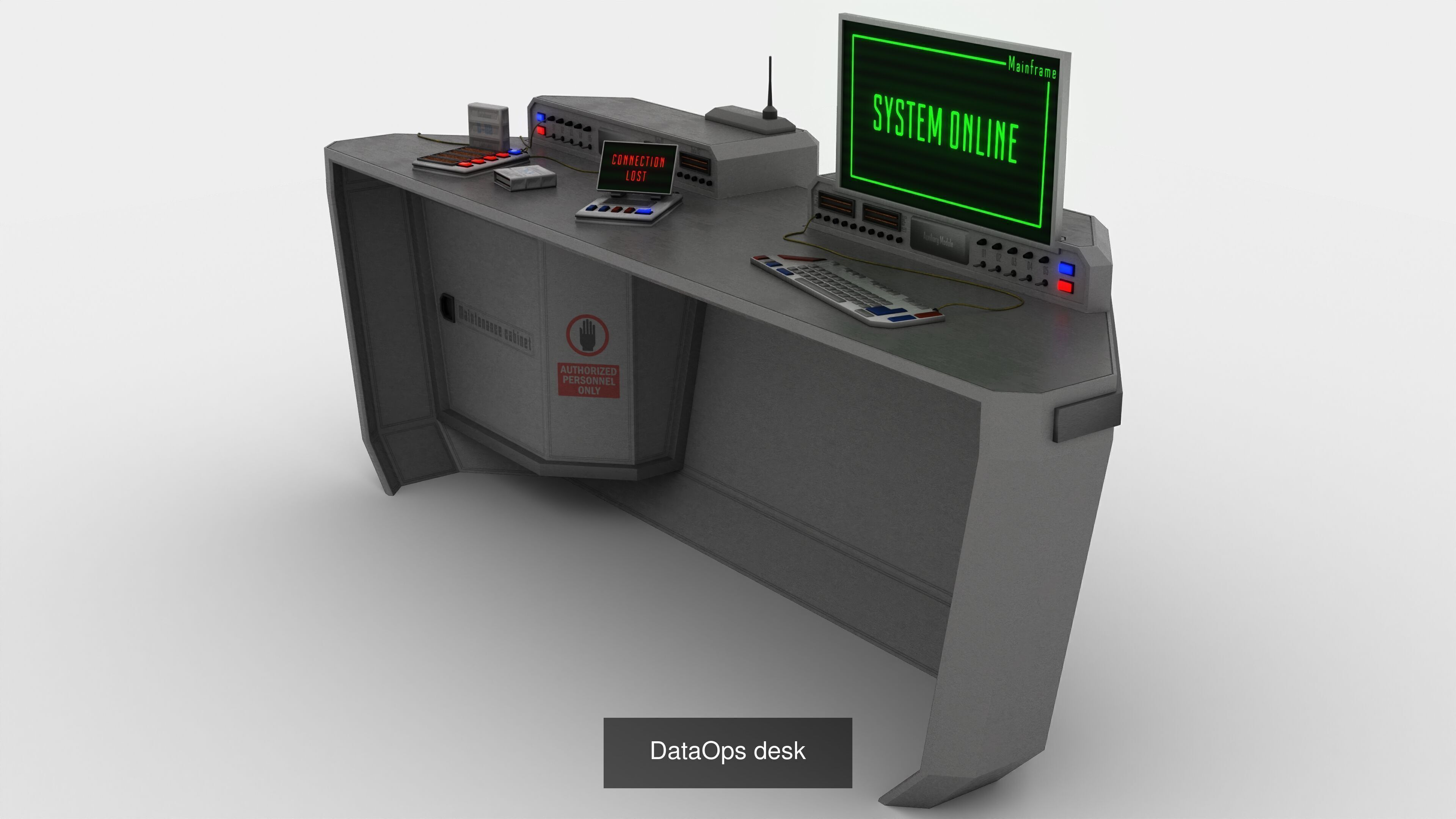 Command room pack 3D Model Collection_7