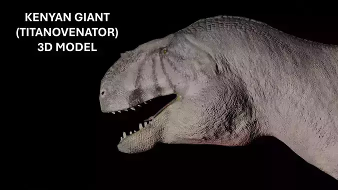 Titanovenator Kenyan Giant Abelisaur 3D Model