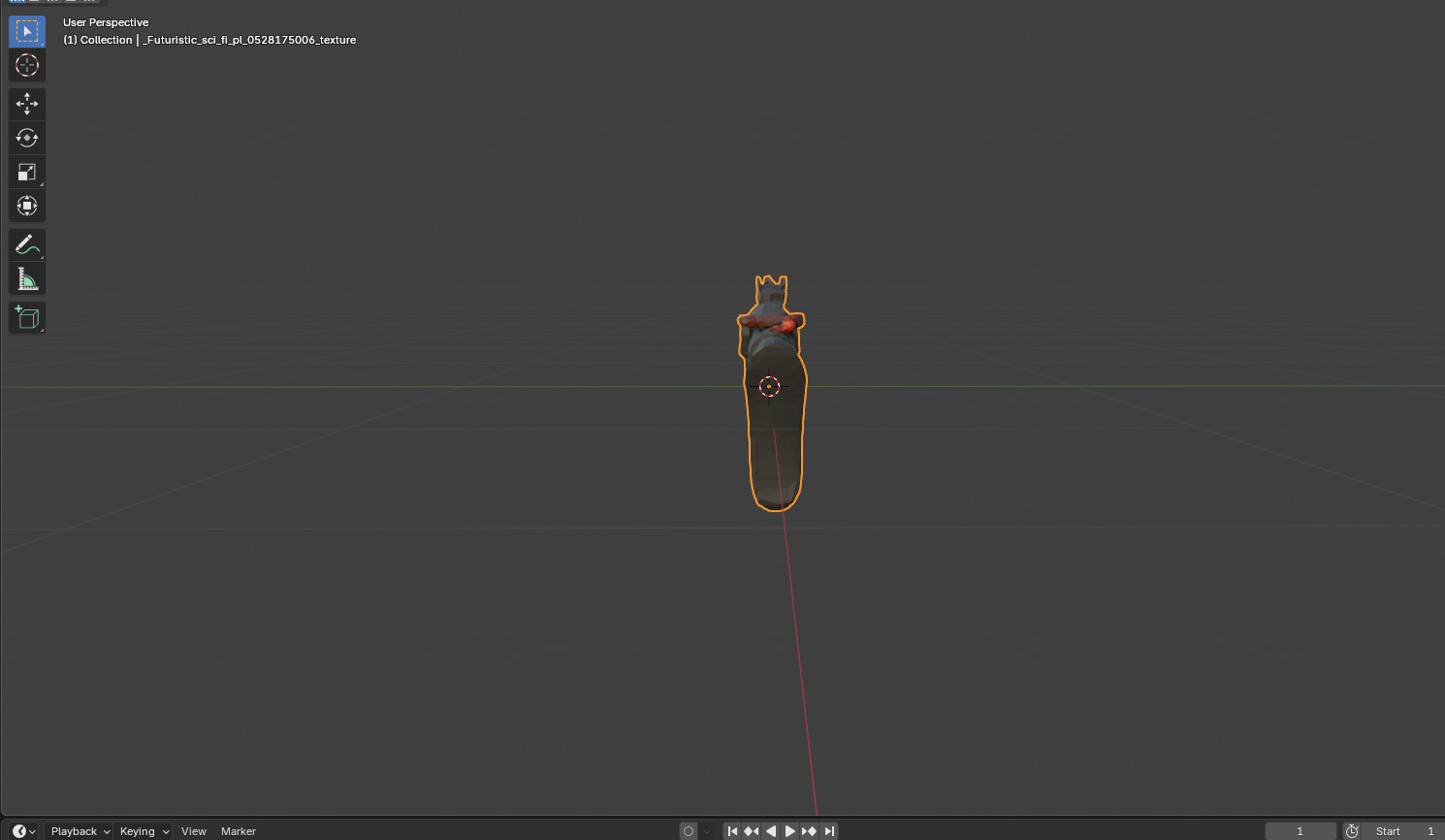 Realistic 3D Handgun  Low-poly 3D model_3