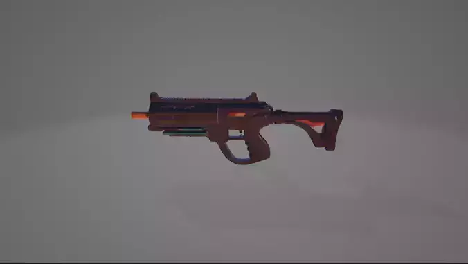 Realistic 3D Handgun 