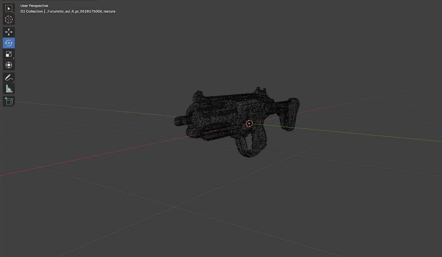 Realistic 3D Handgun  Low-poly 3D model_9