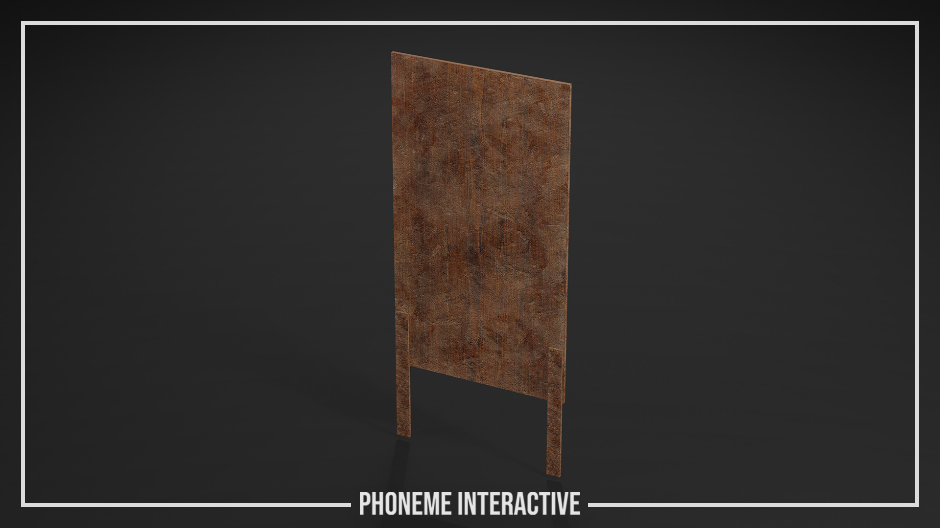 Shooting Target - Game Ready Low Poly Prop with 4K PBR Free low-poly 3D model_1