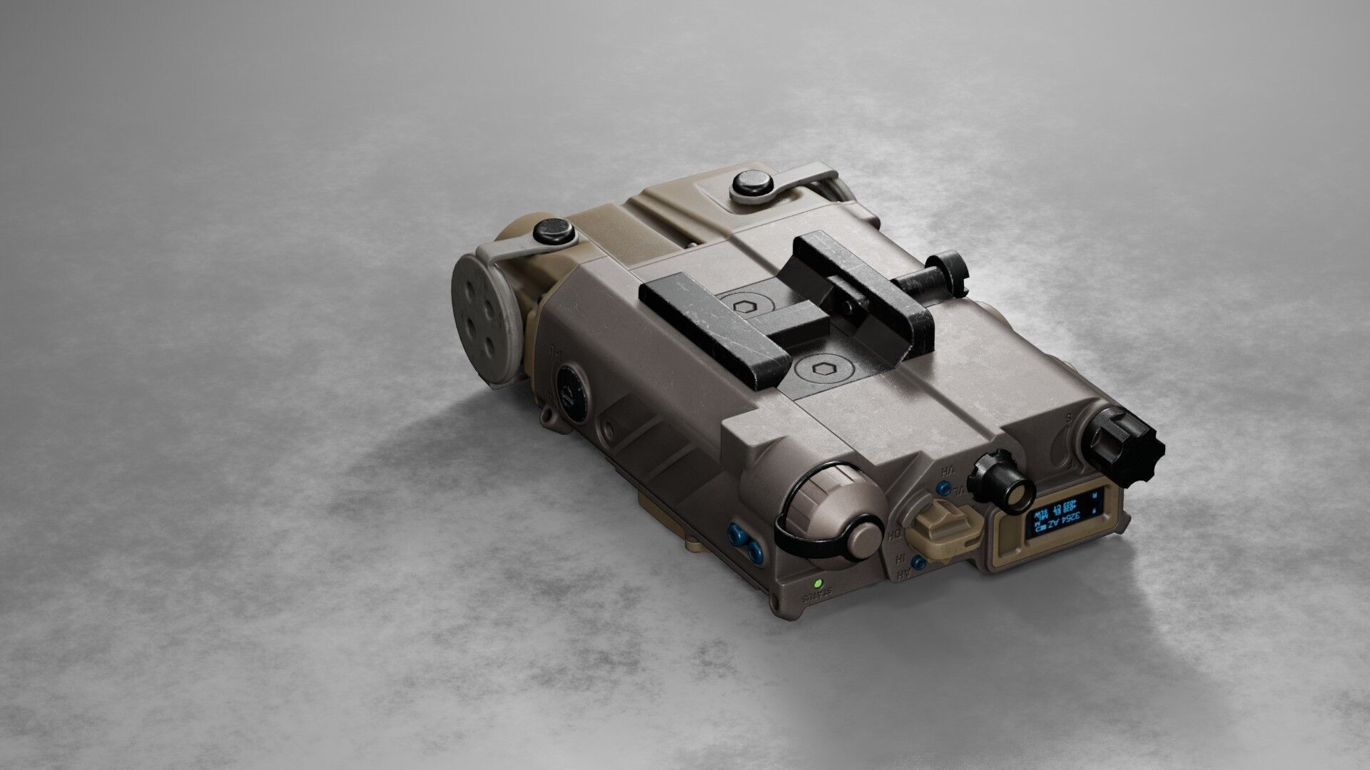 L3 Harris - SPEAR Rangefinder Low-poly 3D model_11