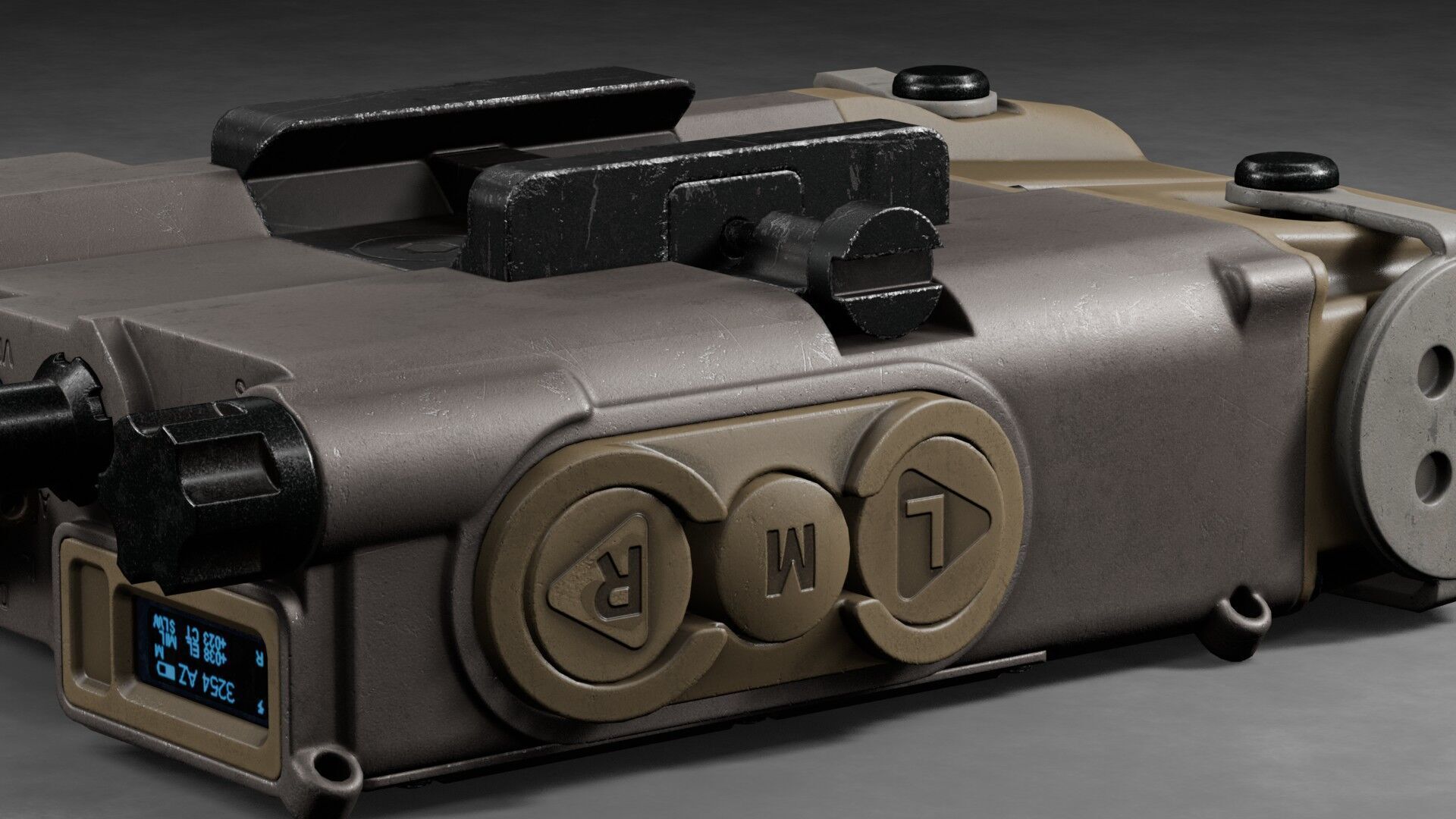 L3 Harris - SPEAR Rangefinder Low-poly 3D model_17