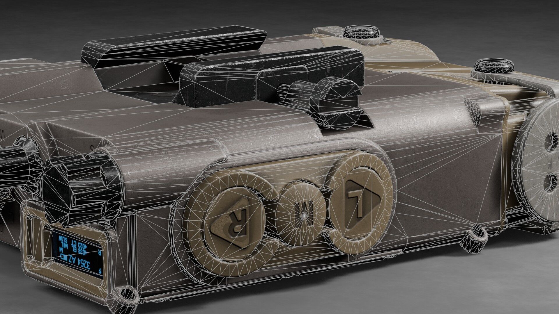 L3 Harris - SPEAR Rangefinder Low-poly 3D model_37