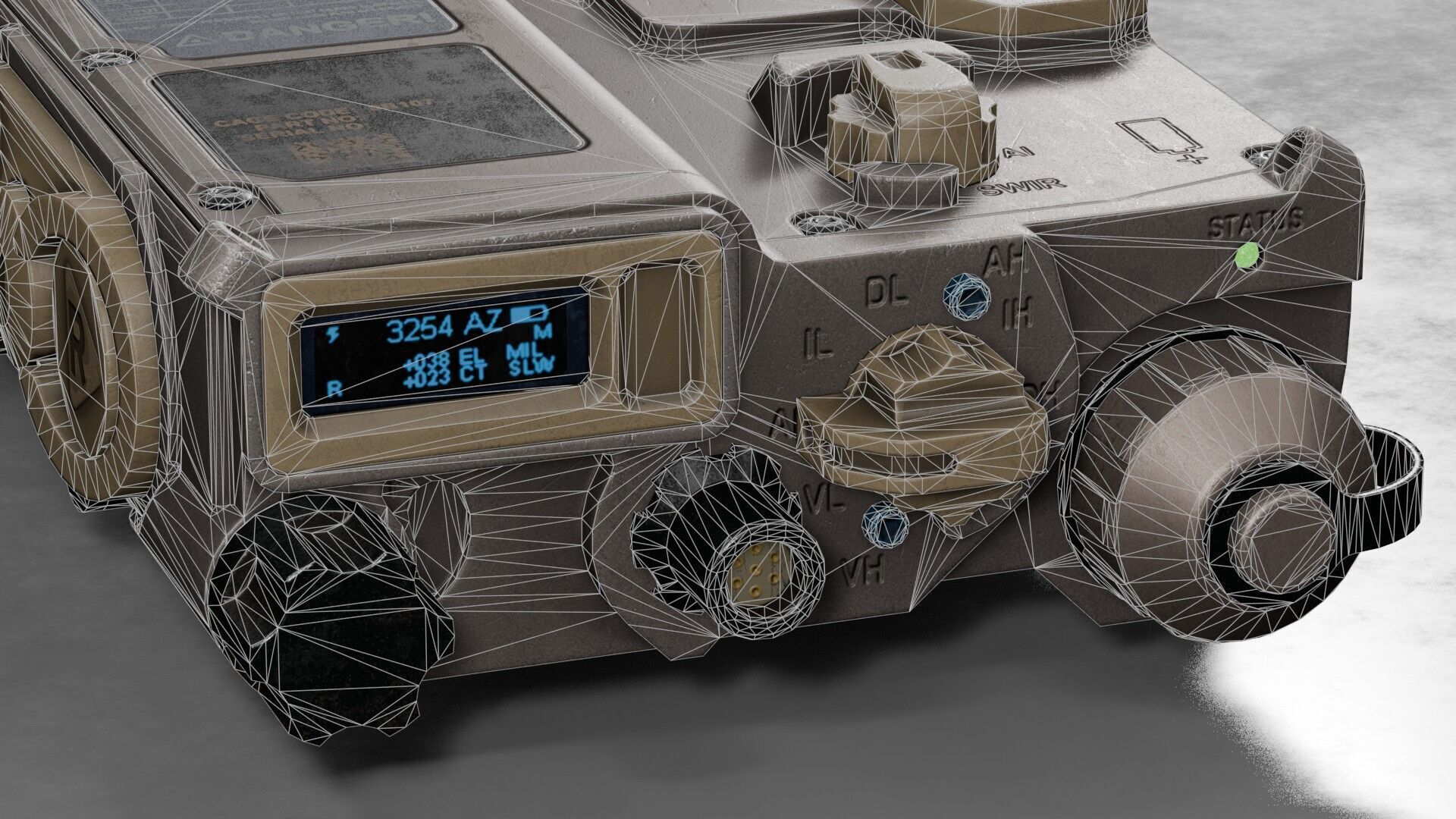 L3 Harris - SPEAR Rangefinder Low-poly 3D model_25