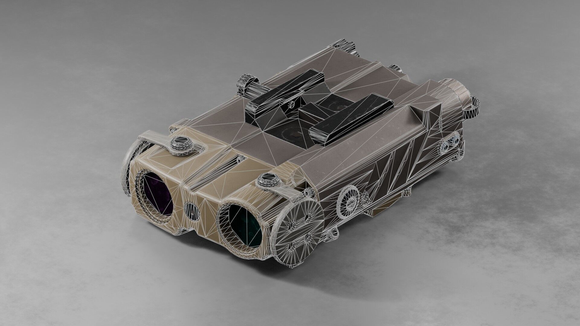 L3 Harris - SPEAR Rangefinder Low-poly 3D model_29