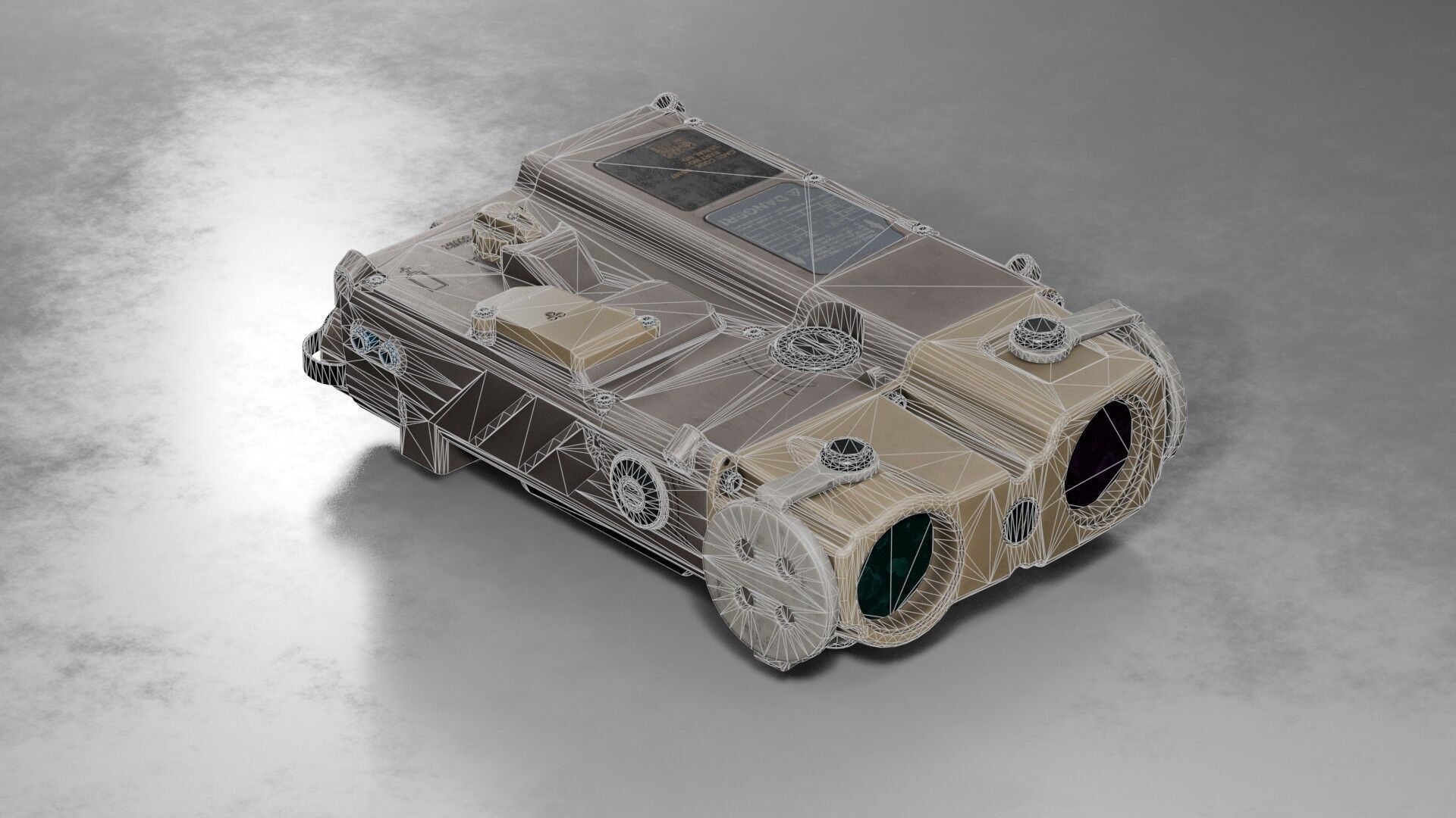 L3 Harris - SPEAR Rangefinder Low-poly 3D model_19