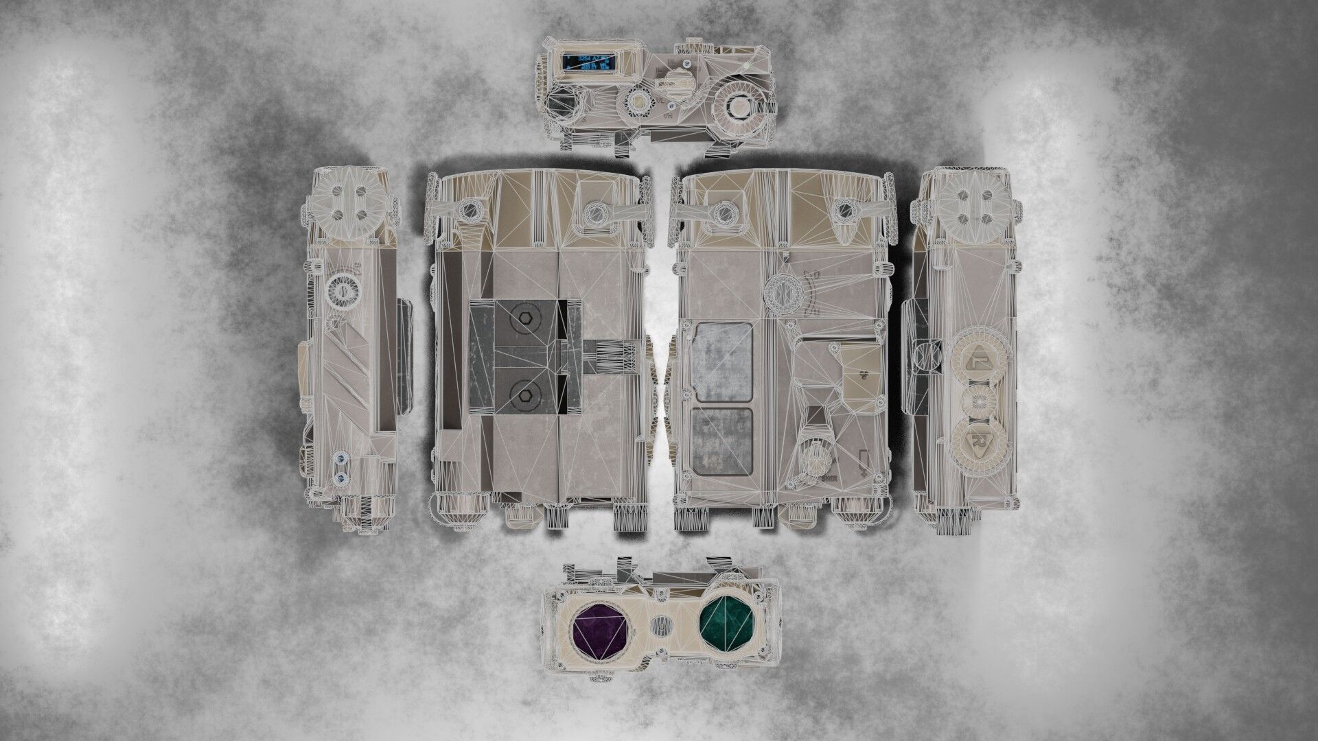 L3 Harris - SPEAR Rangefinder Low-poly 3D model_36