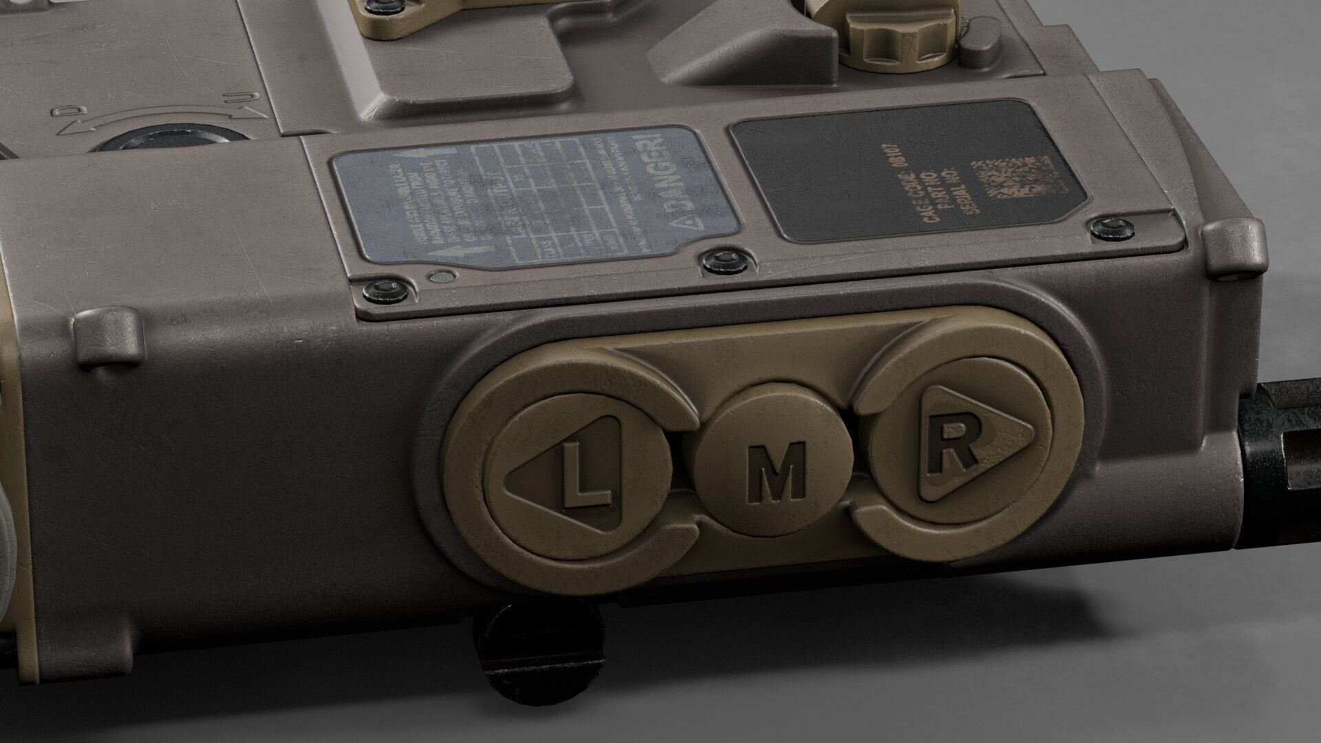 L3 Harris - SPEAR Rangefinder Low-poly 3D model_5