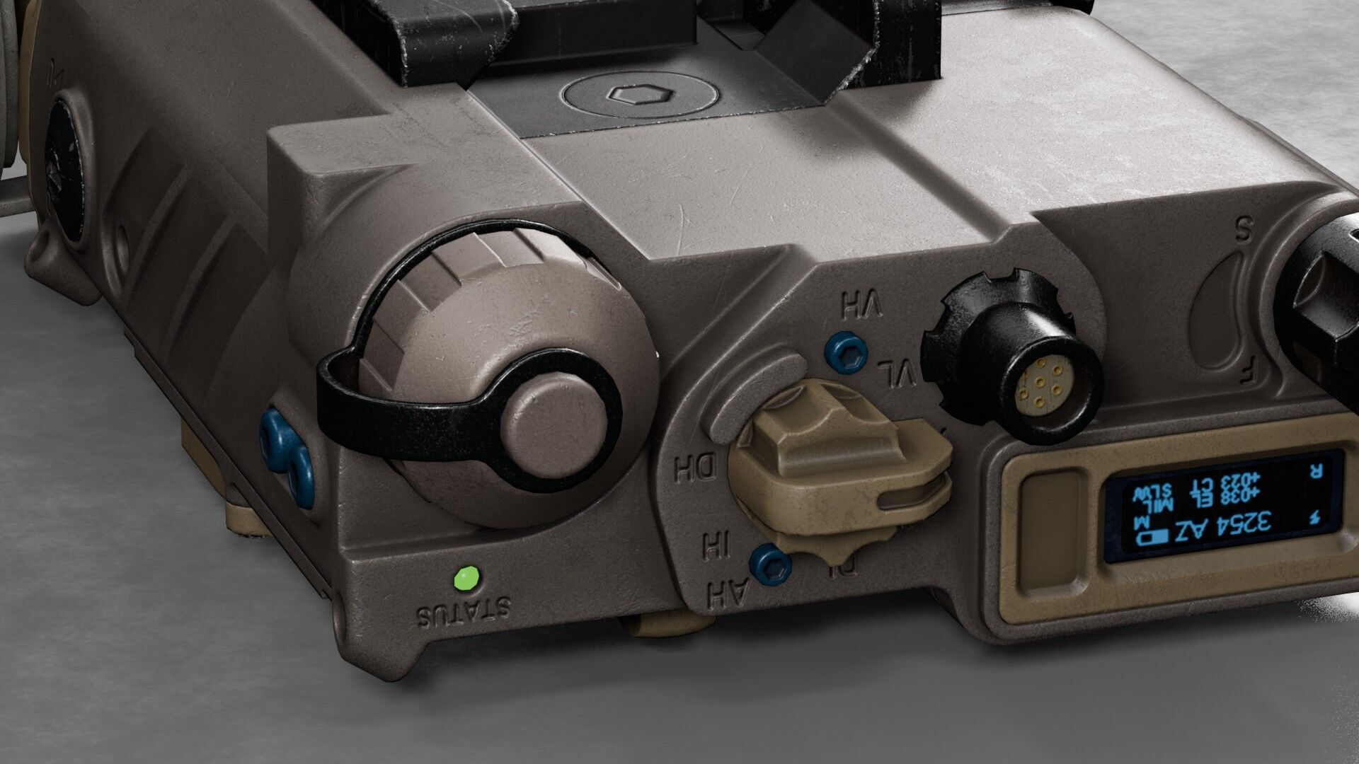 L3 Harris - SPEAR Rangefinder Low-poly 3D model_15