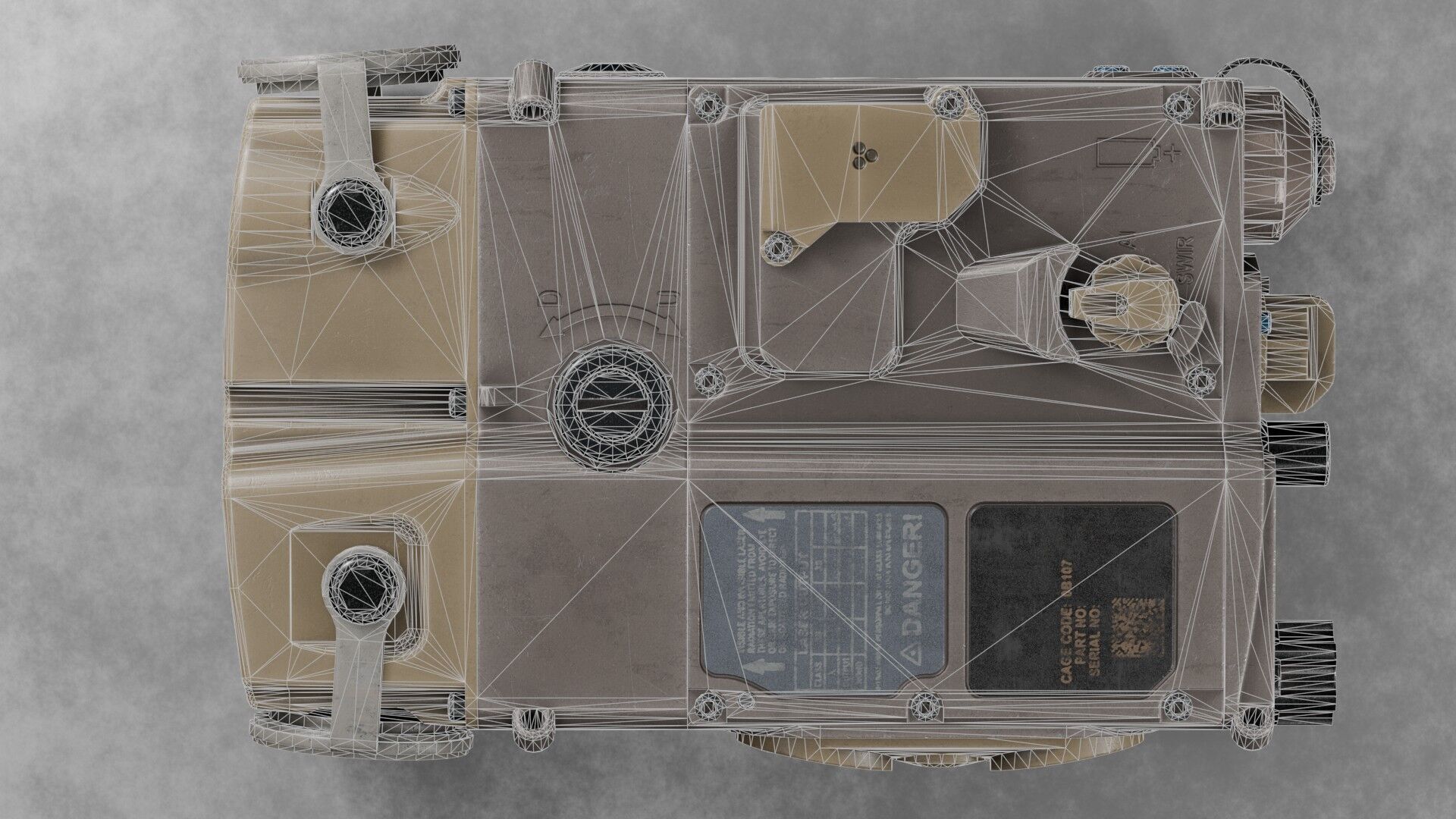 L3 Harris - SPEAR Rangefinder Low-poly 3D model_26