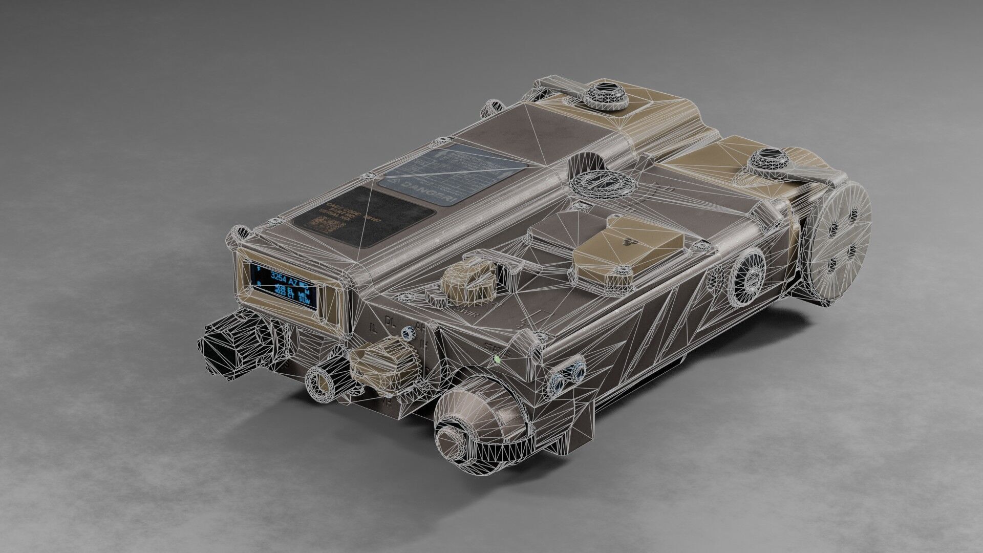 L3 Harris - SPEAR Rangefinder Low-poly 3D model_22