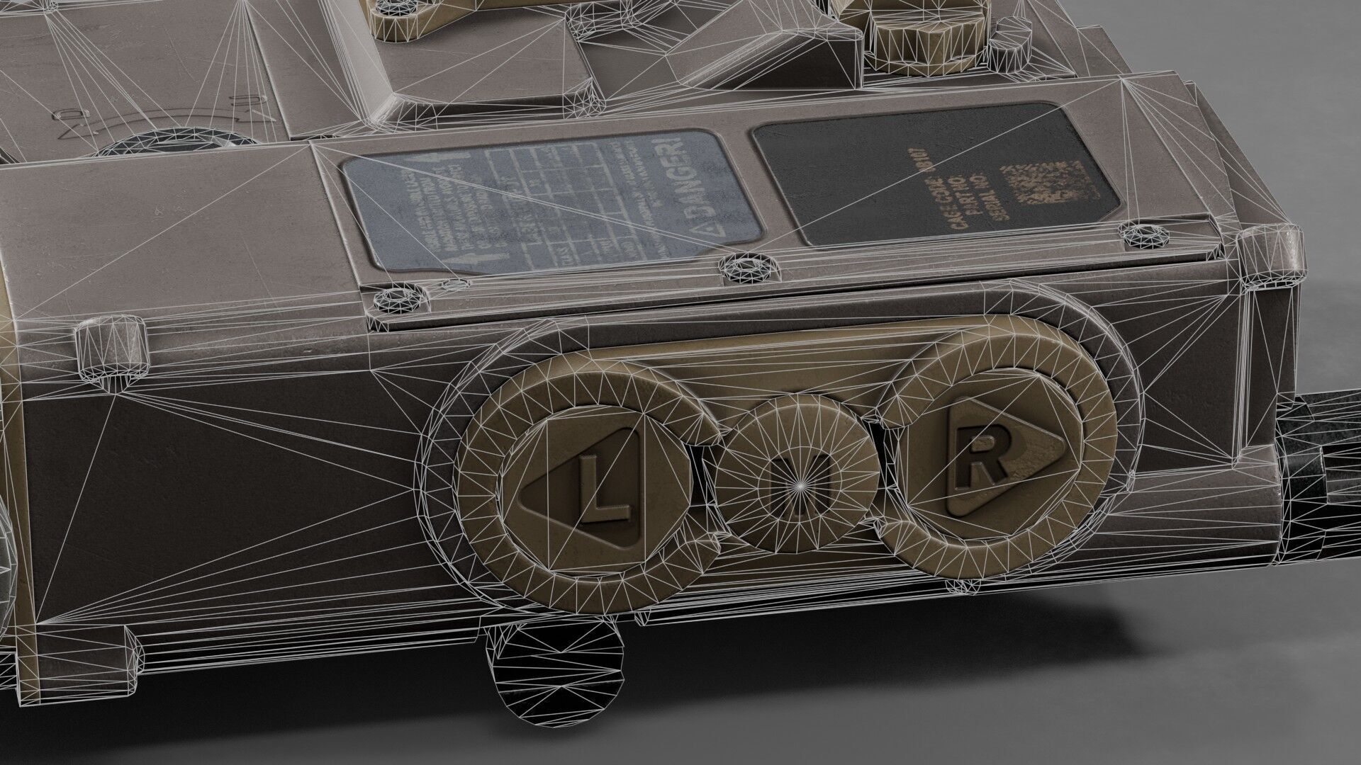L3 Harris - SPEAR Rangefinder Low-poly 3D model_24
