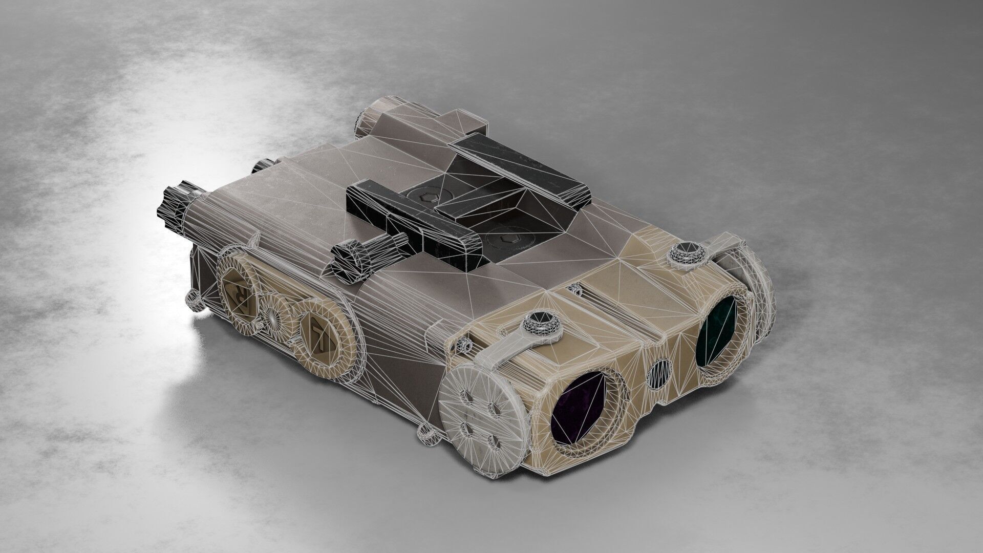 L3 Harris - SPEAR Rangefinder Low-poly 3D model_28