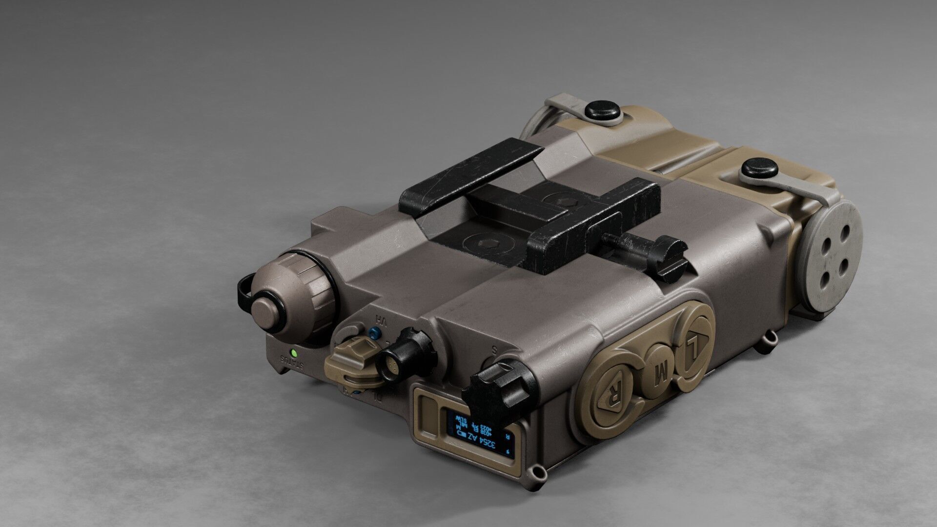 L3 Harris - SPEAR Rangefinder Low-poly 3D model_12