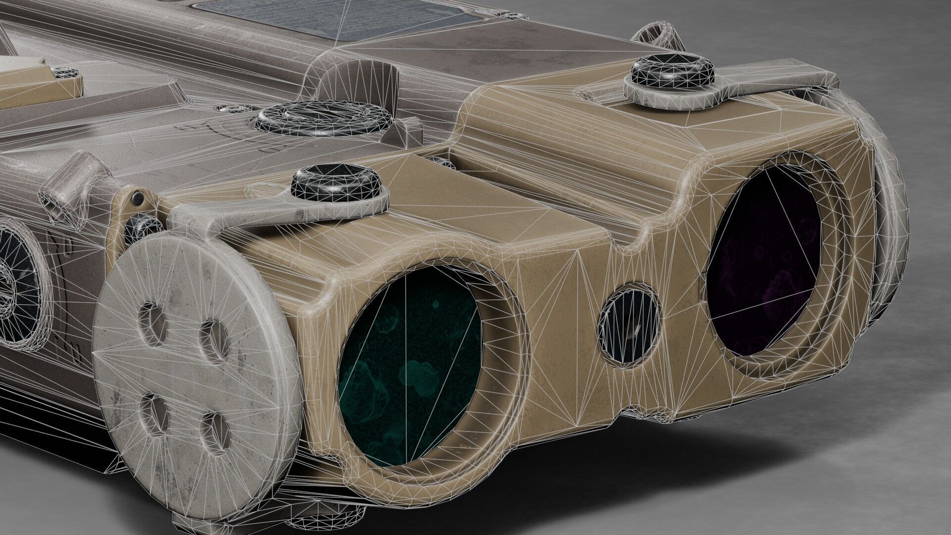 L3 Harris - SPEAR Rangefinder Low-poly 3D model_23