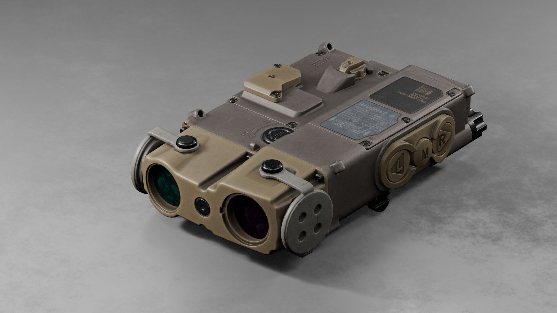 L3 Harris - SPEAR Rangefinder Low-poly 3D model_1