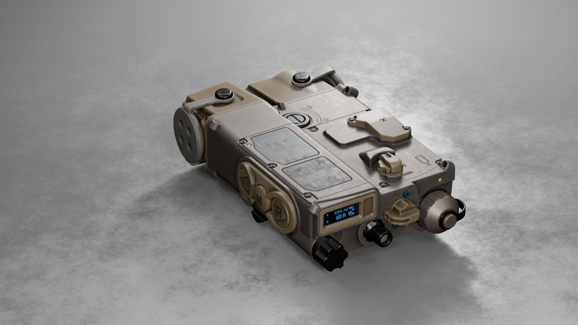 L3 Harris - SPEAR Rangefinder Low-poly 3D model_2