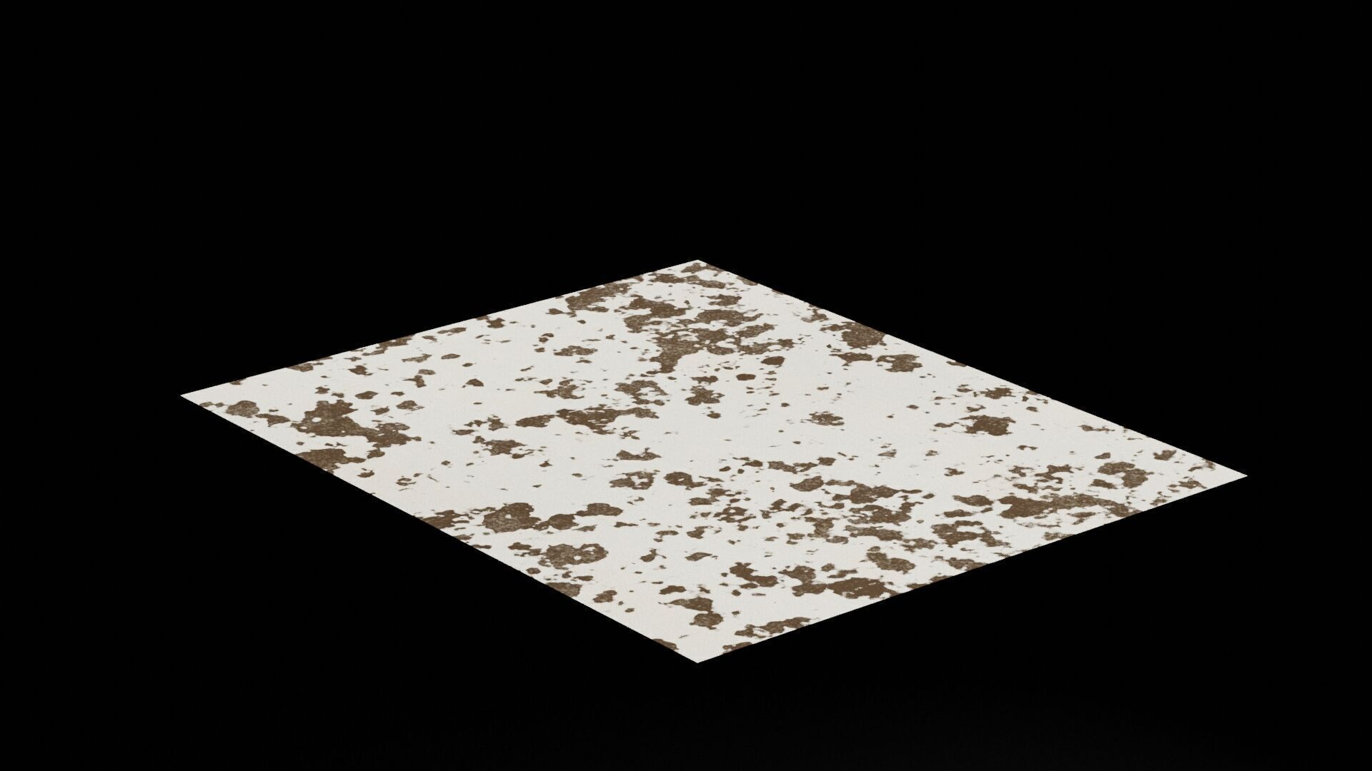 Stained Carpet Low-poly 3D model_4