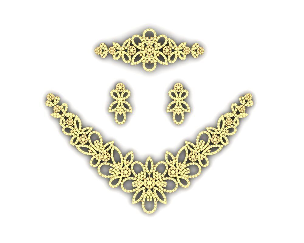 Gold Set  3D print model_1