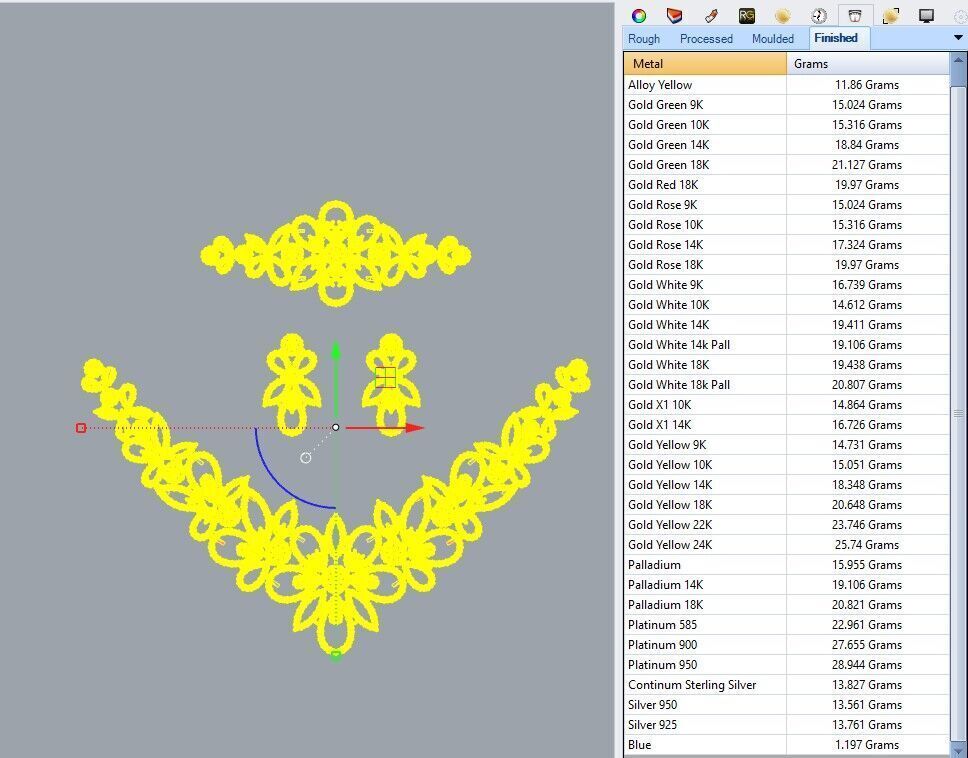 Gold Set  3D print model_7