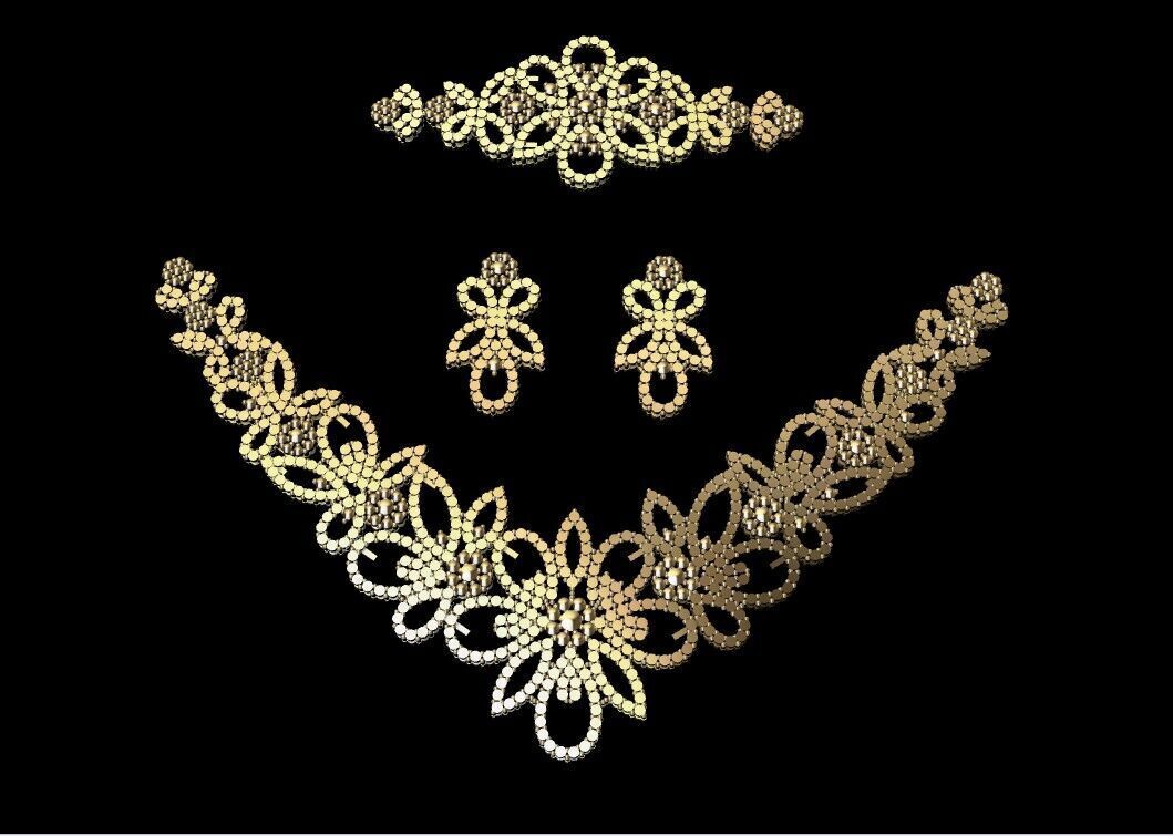 Gold Set  3D print model_2