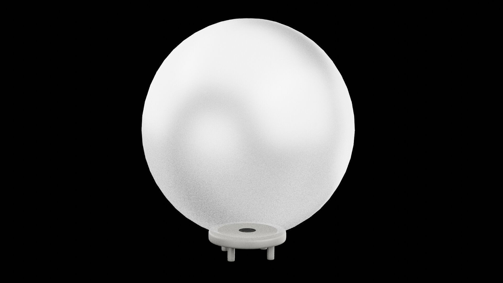 Lamp Head Low-poly 3D model_4