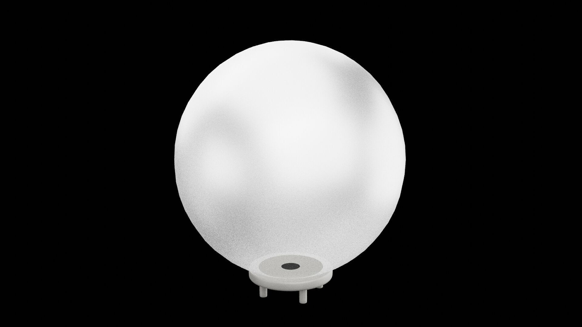 Lamp Head Low-poly 3D model_5