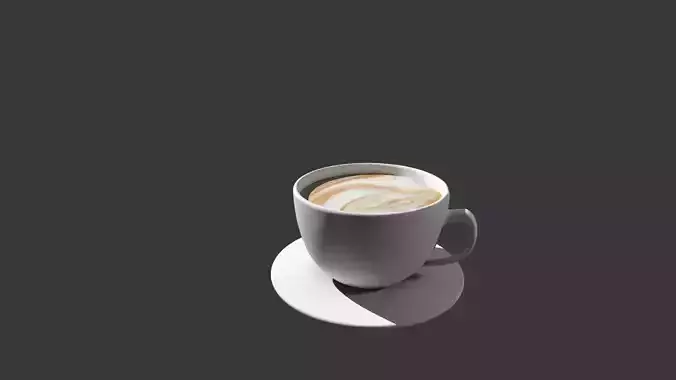 Coffee Cup set 3D Model