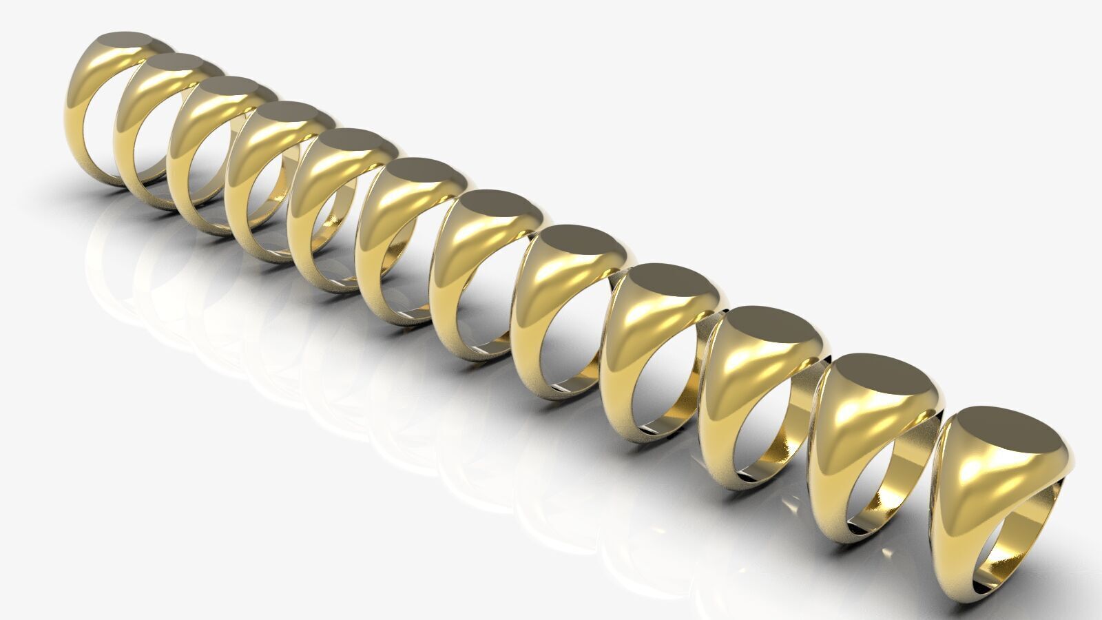 Oval Signet Ring 3D print model_4