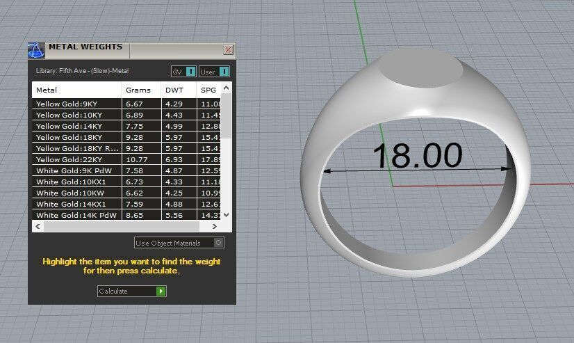 Oval Signet Ring 3D print model_8