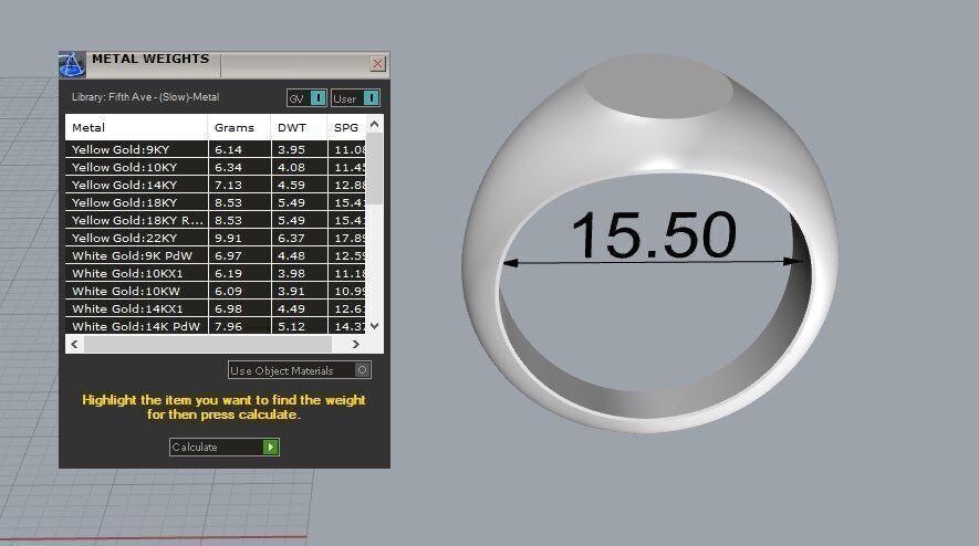 Oval Signet Ring 3D print model_9