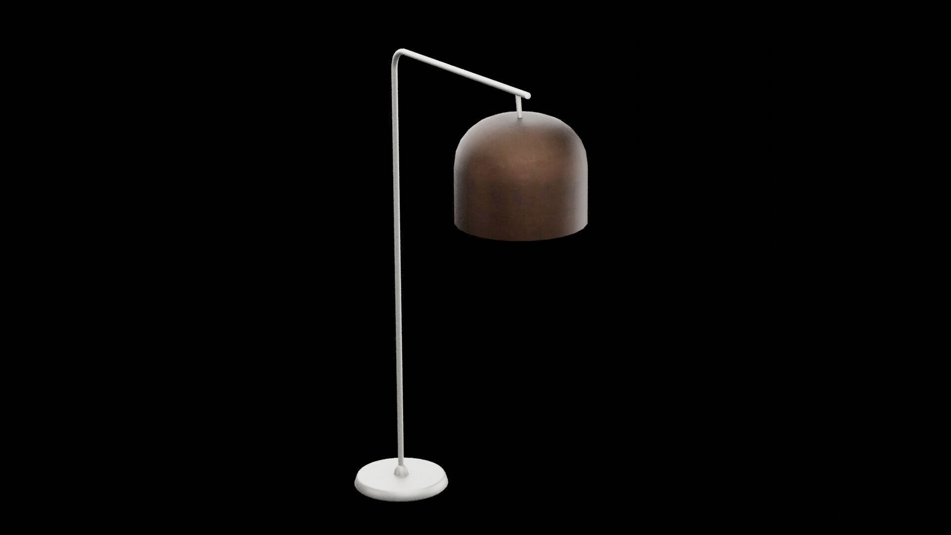 Living Room Lamp Low-poly 3D model_5