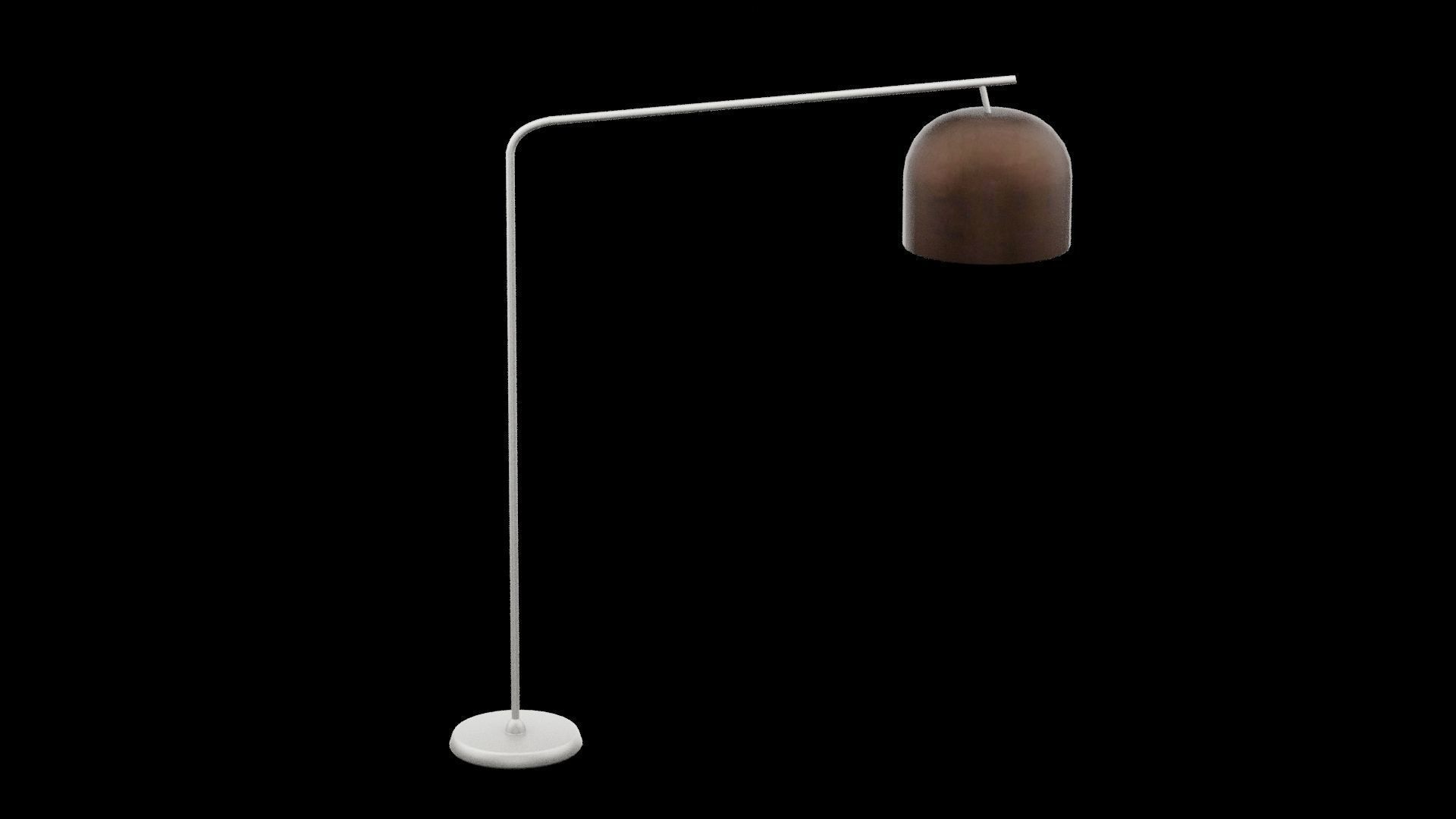 Living Room Lamp Low-poly 3D model_1