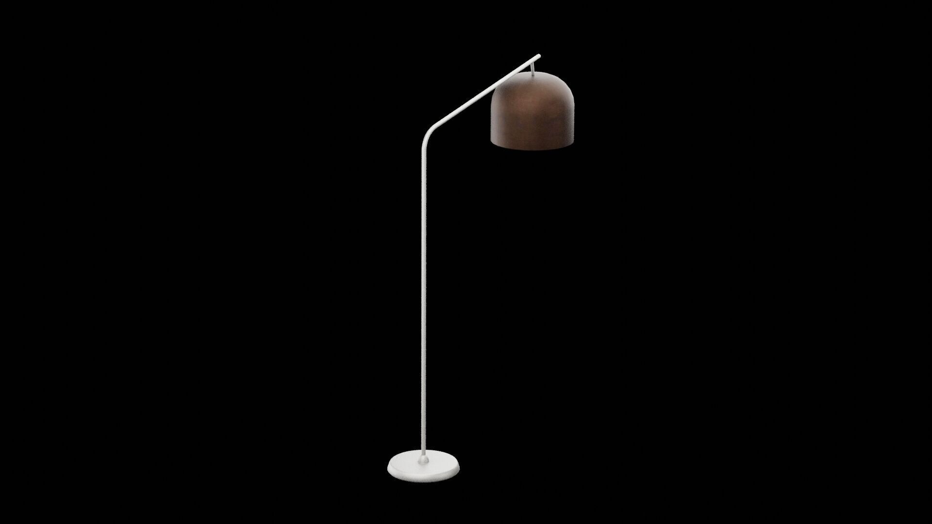 Living Room Lamp Low-poly 3D model_4