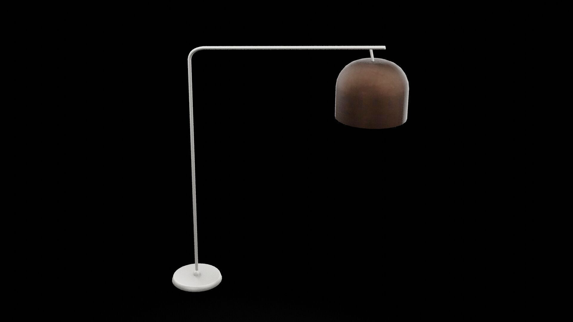 Living Room Lamp Low-poly 3D model_7