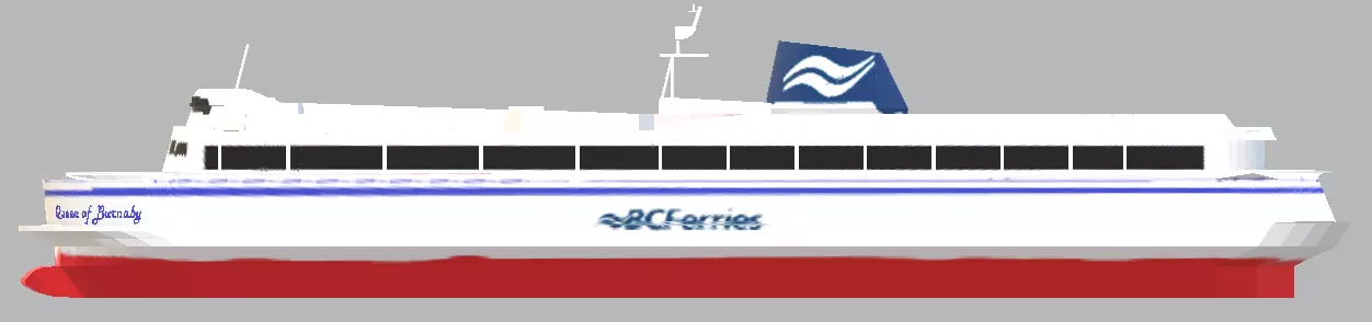 BCFerries MV Queen of Burnaby 3D model