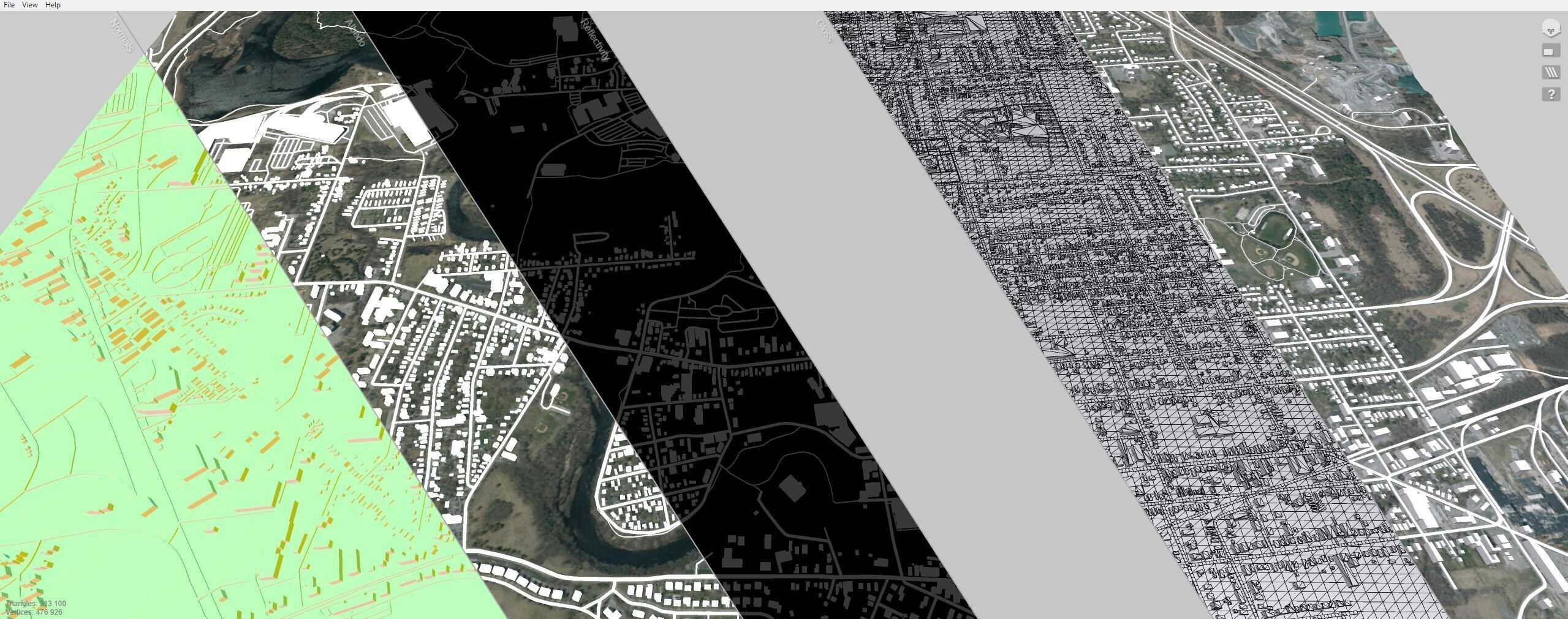 Cityscape Plattsburgh Clinton County New York United States 3D model_18