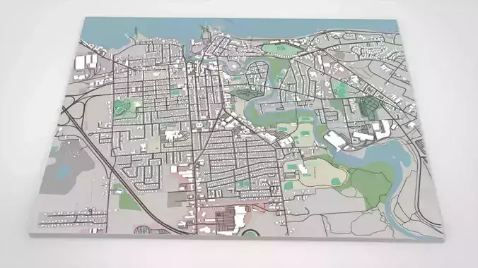 Cityscape Plattsburgh Clinton County New York United States