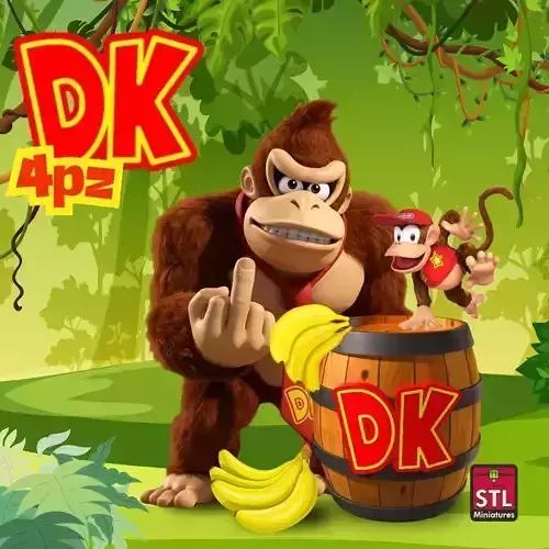Donkey Kong  3D Printing STL