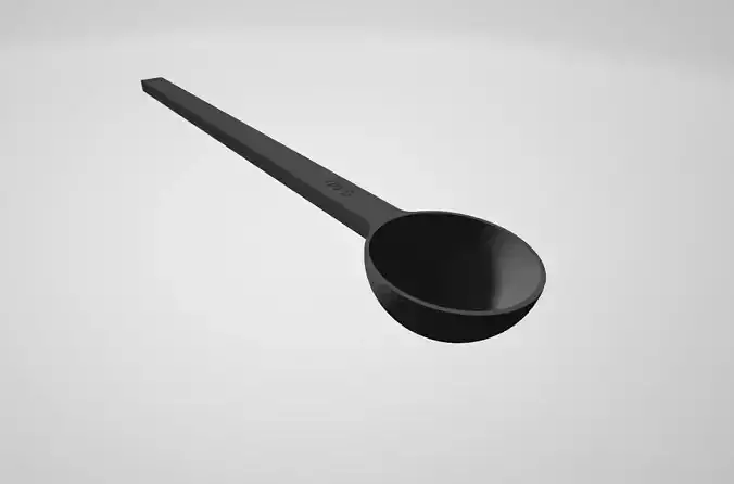 5ml Measuring Spoon STL File  Short Medium  Long Handle Version 3D print model