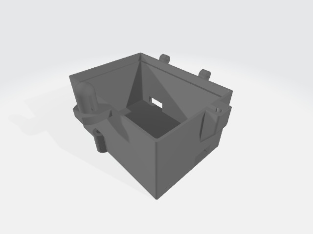 Replacement part IF553 Receiver Box for Kyosho MP10e MT10e 3D print model_1